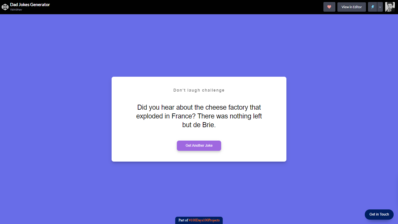 Dad Jokes Generator-img