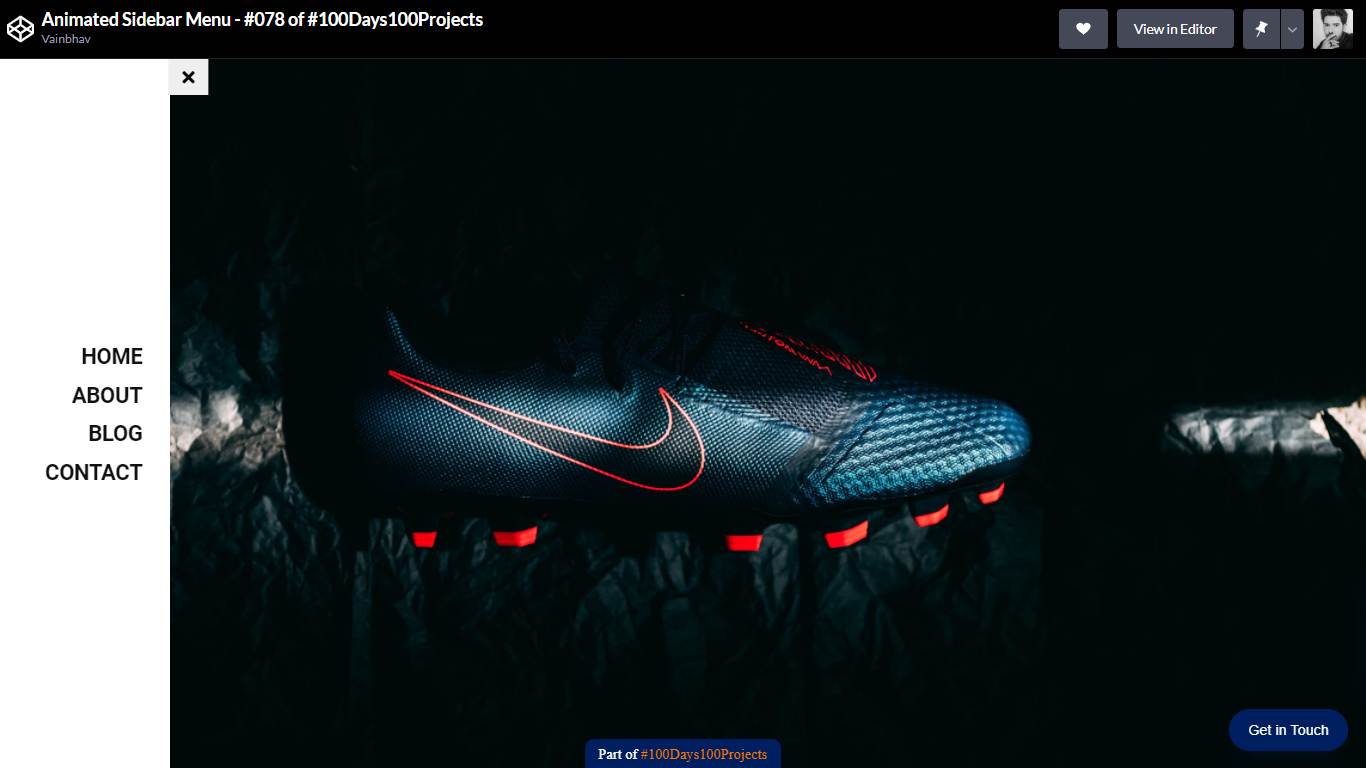 Animated Sidebar Menu-img